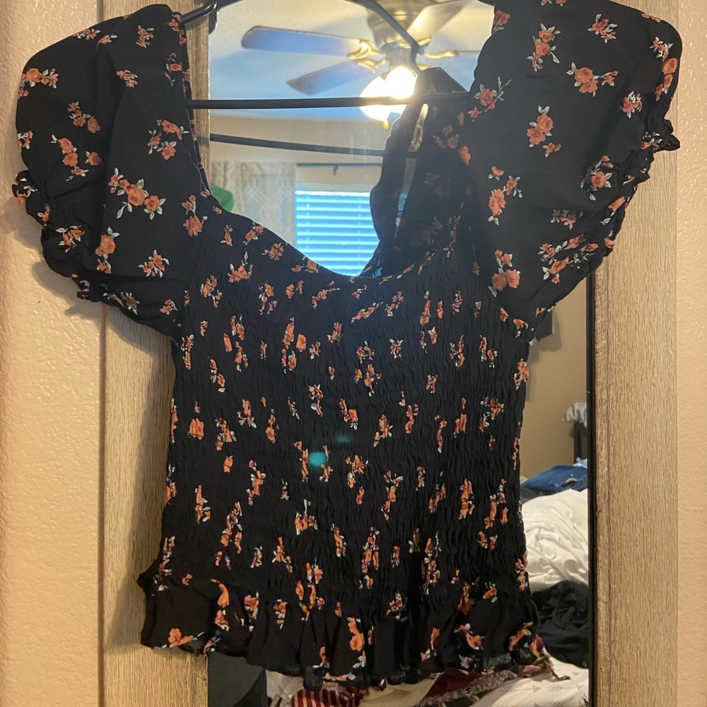 off the shoulder crop top
